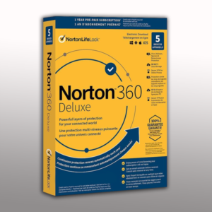 Norton 360 Deluxe, 1 user 5 devices, 1 Ano