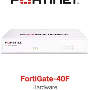 Fortinet FortiGate 40F Firewall 5 x GE RJ45 ports (including , 1 x WAN Port, 4 x Internal Ports)
