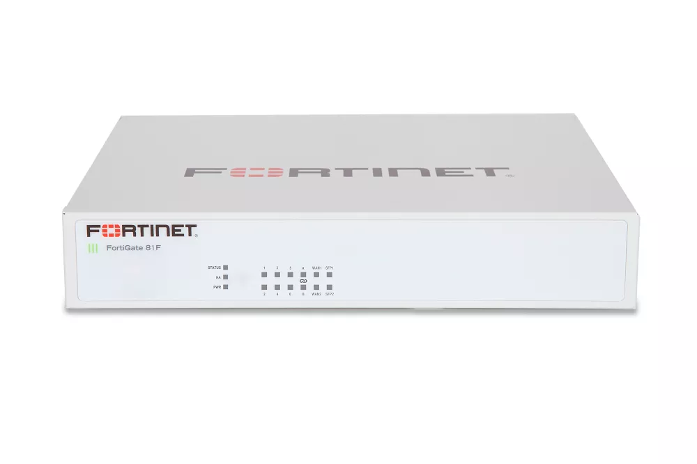 Fortinet FortiGate 81F Firewall 14 x GE RJ45 ports (including 1 x DMZ port, 1 x Mgmt port, 1 x HA port, 12 x switch ports), 2 x Shared Media pairs (Including 2 x GE RJ45 ports, 2 x SFP slots). 128GB onboard storage. - Image 3