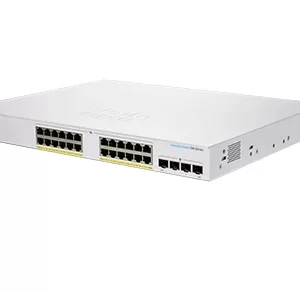 Cisco CBS350-24FP-4X-EU, Gerido, L2/L3, Gigabit Ethernet (10/100/1000), Montagem em prateleira