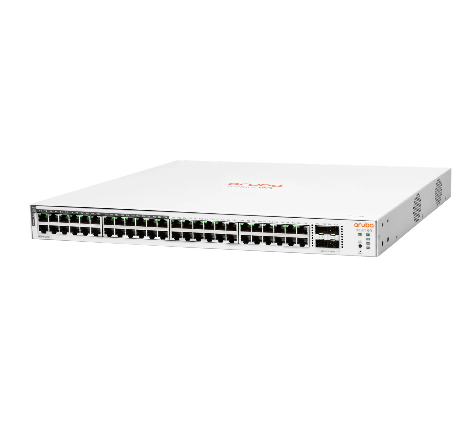 HPE Aruba Instant On 1830 Smart 48G 4SFP PoE+ 370W Switch - Image 2