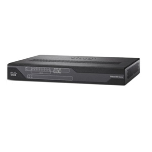 Cisco ISR891F-K9 Integrated Services Router - Ethernet WAN - Gigabit Ethernet - Black - Grey (C891F-K9)