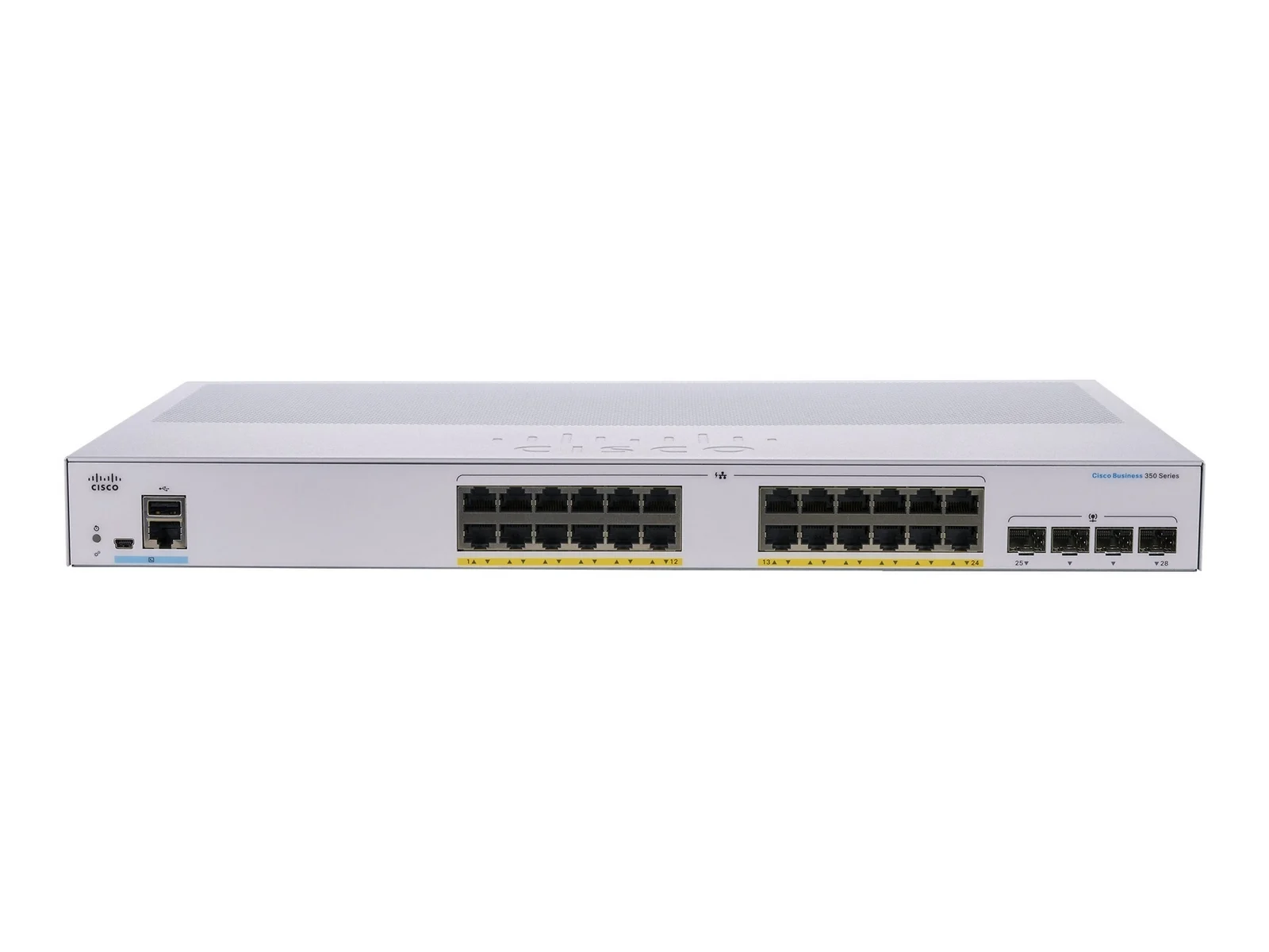 Cisco CBS350-24P-4X-EU Managed 24-port GE, PoE+ 195W, 4x10G SFP+ - Image 2
