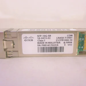 Cisco SFP-10G-SR= network media converter 850 nm (SFP-10G-SR=) Part number: SFP-10G-SR= EAN: 0882658167003