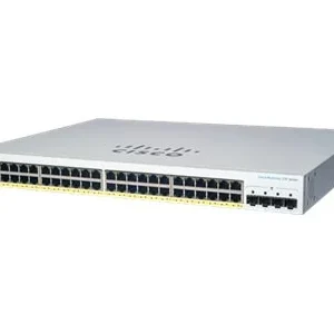 Cisco CBS220-48P-4G-EU Smart 48-port GE, PoE+ 382W, 4x1G SFP Part number: CBS220-48P-4G-EU EAN: 889728345064