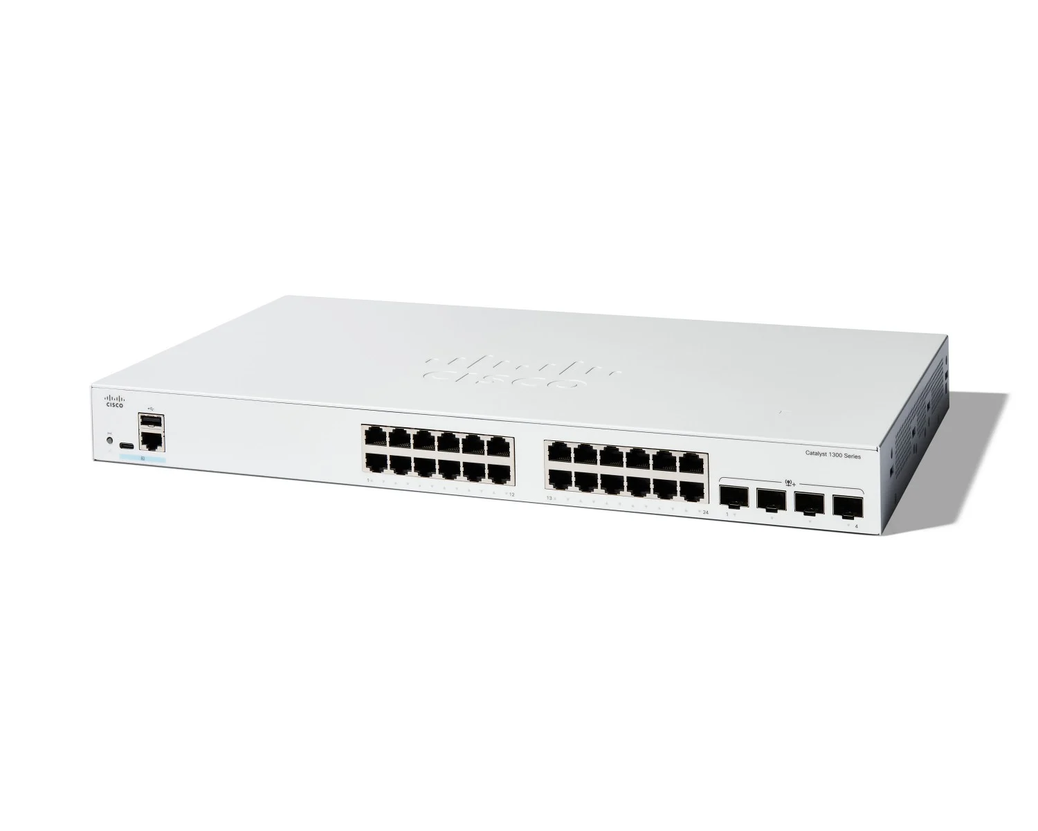 Cisco C1300-24T-4X switch de rede Gerido L2/L3 Gigabit Ethernet (10/100/1000) Branco Part number: C1300-24T-4X EAN: 0889728521543