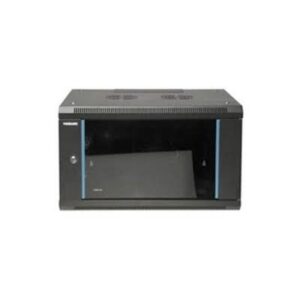 ARMARIO 06U 600X450 INT 19' AÇO PRETO