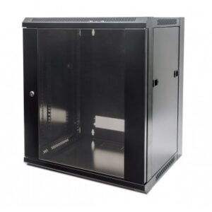 ARMARIO 09U 450X570 INT 19' AÇO PRETO