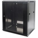 ARMARIO 12U 570X450 INT 19' AÇO PRETO