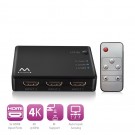 SWITCH EWENT 3 HDMI 4K@30HZ C/ COMANDO