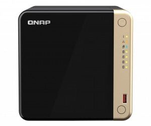 QNAP TS-464 NAS Tower Intel® Celeron® N5095 8 GB DDR4 0 TB QNAP QTS Preto Part number: TS-464-8G EAN: 4711103082324