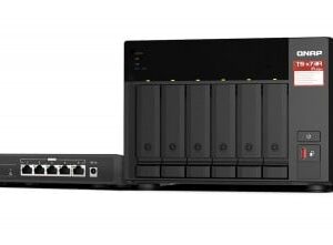 QNAP TS-673A-SW5T servidor NAS e de armazenamento Tower Ryzen Embedded V1500B 8 GB DDR4 0 TB QNAP QTS Preto Part number: TS-673A-SW5T EAN: 4711103084625